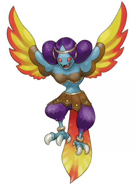 Syren the harpy-like enemy from Kid Icarus