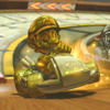 NSO MK8D May 2022 Week 1 - Character - Gold Mario in Gold Standard.png
