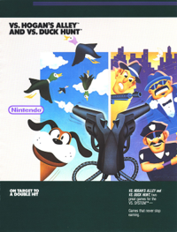 VS. Duck Hunt Hogan's Alley flyer.png