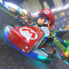 NSO MK8D May 2022 Week 5 - Character - Mario in Standard Kart (Character with Background).png