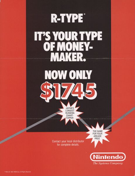 File:R-Type Nintendo arcade flyer sales.jpg