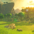 NSO BotW June 2022 Week 3 - Background 3 - Great Plateau.png
